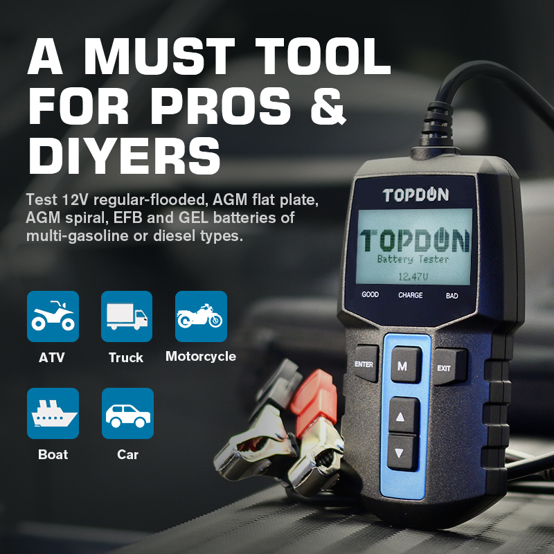 TOPDON BT100 12V Car Battery T - đánh giá và giá Topdon Tc001 Thermal Camera