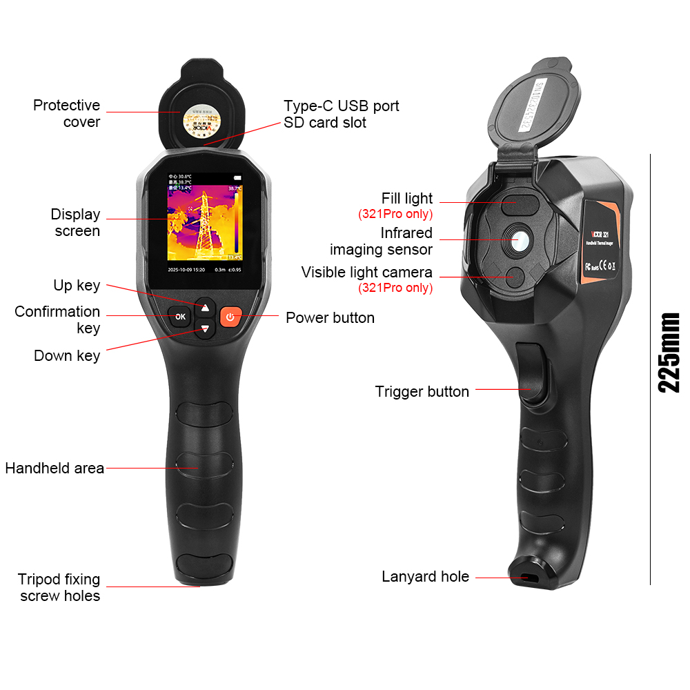 VICTOR 31 Handheid Infrared Th - đánh giá và giá Nf 521 Thermal Imaging Camera