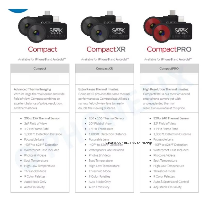 For Seek Thermal Imaging Camer - đánh giá và giá Seek Compact Pro Android